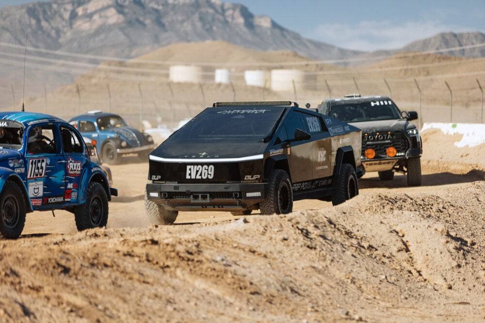 Unplugged Performance Finally Ships Its Cybertruck Lift Kit, and the Two-Year Wait Makes Sense 1 Unplugged Performance Tesla Cybertruck UP Invincible 2.5-inch Lift Kit Mint 400 Race Offroad Validation Image 1