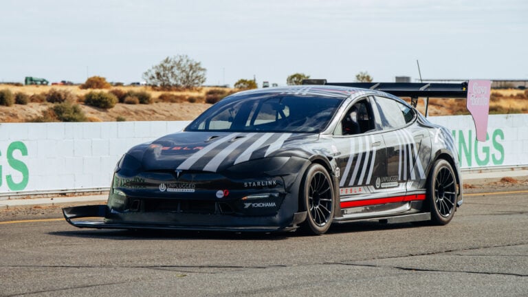 Unplugged Performance's Dark Helmet Is Back, and It Just Topped a Hypercar Field at Willow Springs